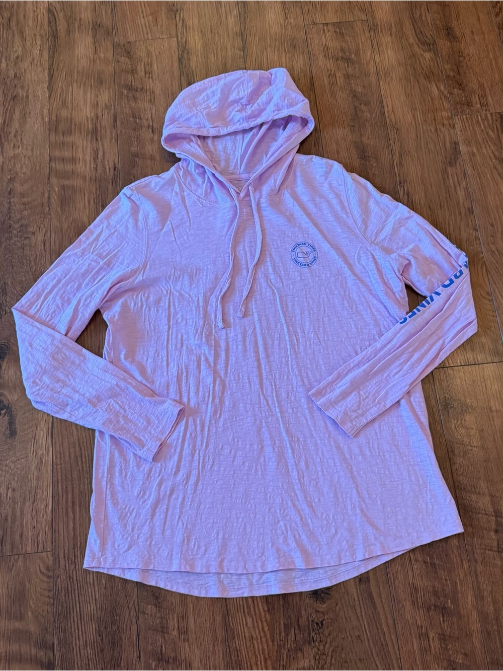 Vineyard Vines Hoodie Womenâs XL Pink Shirt Top Adult Long Sleeve Cotton Preppy